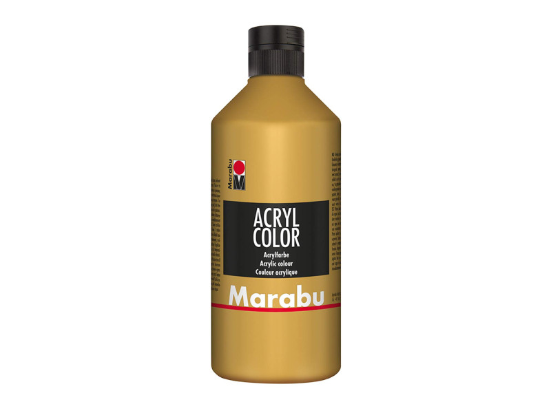 Marabu Peinture acrylique Acryl Color, 500 ml, or 084