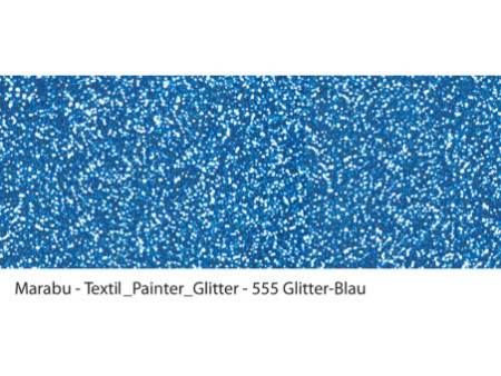 Marabu Marqueur pour tissu Textil Painter Glitter, bleu