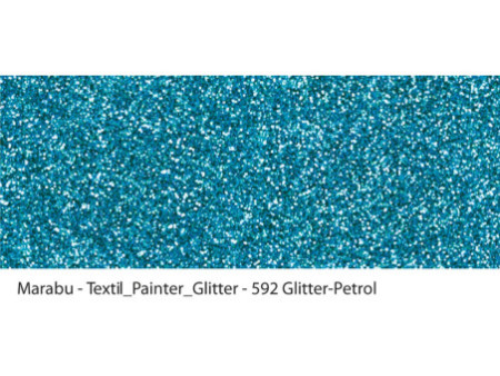 Marabu Marqueur pour tissu Textil Painter Glitter, pétrole