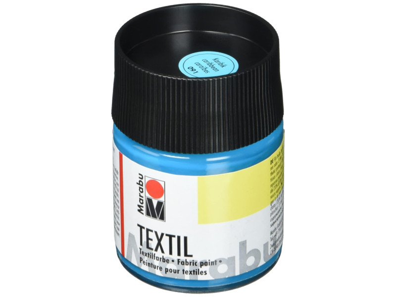 Marabu Peinture pour tissu Textil, 50 ml, turquoise 091