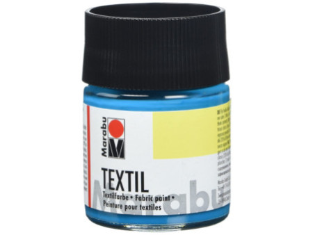Marabu Peinture pour tissu Textil, 50 ml, turquoise 091