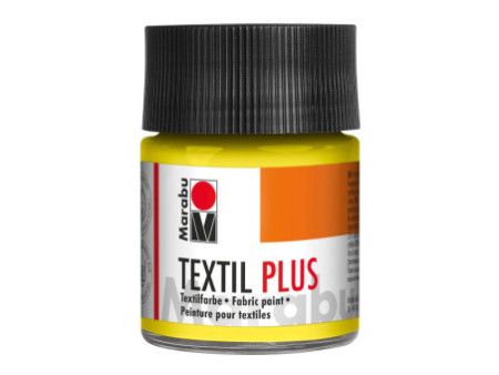 Marabu Peinture pour tissu Textil plus, 50 ml, citron 020