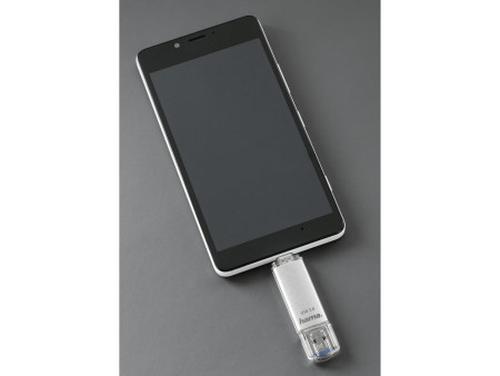 hama Clé USB 3.0/3.1 'C-Laeta', 128 GB, argent