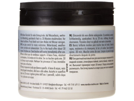 Marabu Vernis transparent Aqua, très brillant, 500 ml