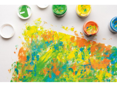 Marabu KIDS Gouache aux doigts, 35 ml, set de 6, assorti