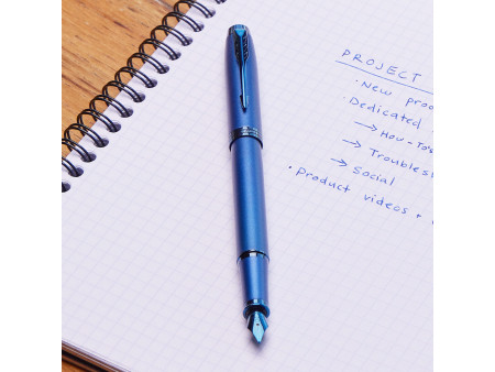 PARKER Stylo roller IM Monochrome, Bleu