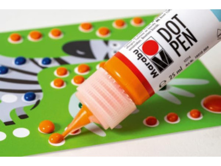 Marabu KiDS Set de peinture point à point Dot Pen 'Animaux'