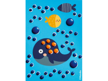 Marabu KiDS Set de peinture point à point Dot Pen 'Animaux'