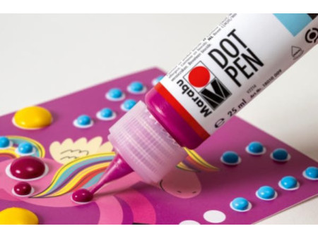 Marabu KiDS Set de peinture point à point Dot Pen 'Licorne'