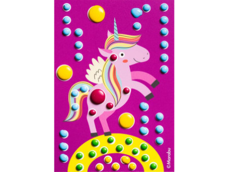 Marabu KiDS Set de peinture point à point Dot Pen 'Licorne'