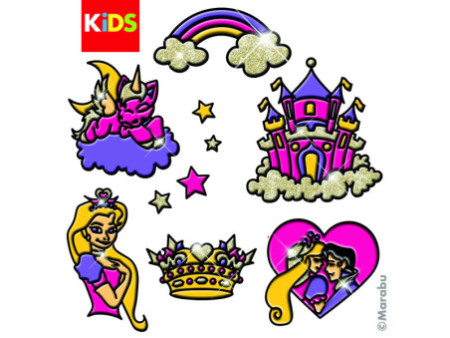 Marabu KiDS Kit Window Color 'Princesse', 6 x 25 ml