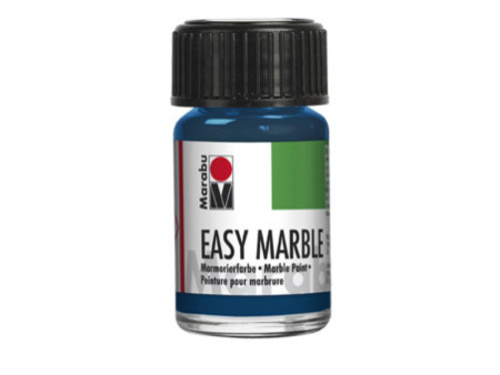 Marabu Peinture à marbrer 'Easy Marble', 15 ml, dark denim