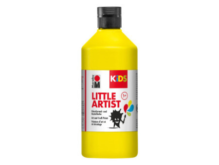 Marabu KiDS Gouache pour enfant Little Artist, 500 ml, jaune