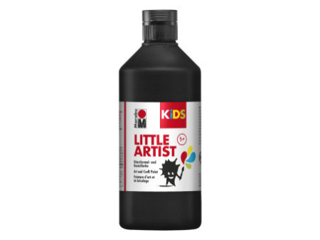 Marabu KiDS Gouache pour enfant Little Artist, 500 ml, noir