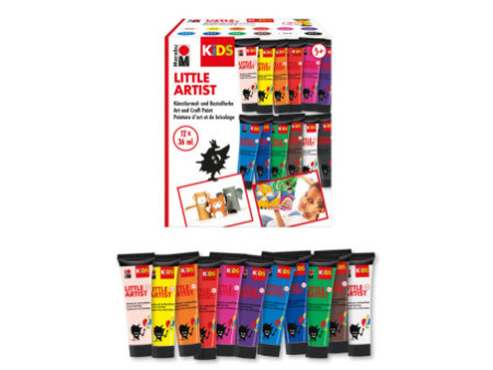 Marabu KiDS Gouache pour enfant Little Artist, 36 ml, set