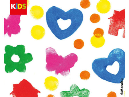 Marabu KiDS Set de tampons-éponges Little Artist, set de 6