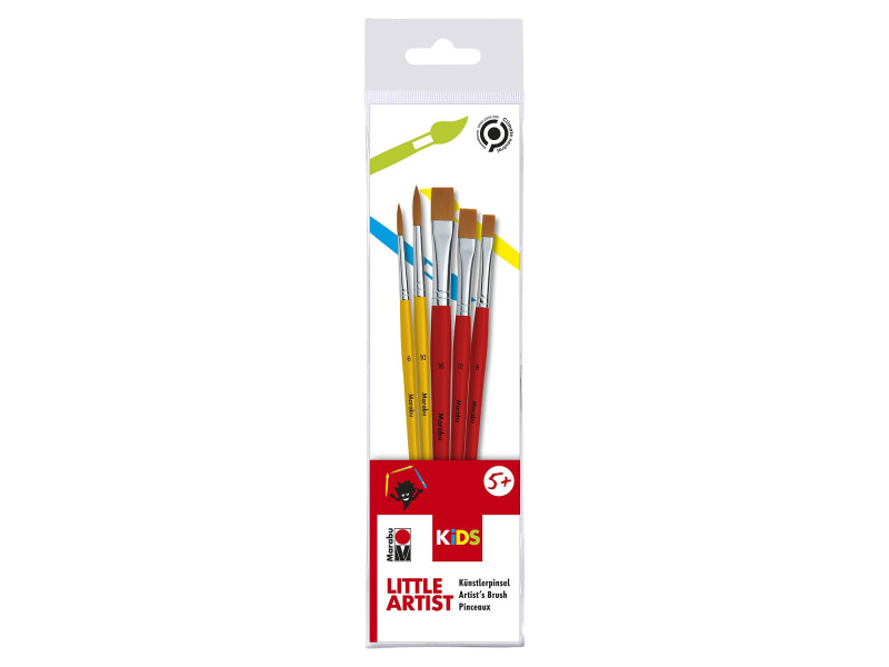 Marabu KiDS Pinceau pour artiste Junior Little Artist, set