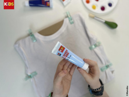 Marabu KiDS Peinture pour T-Shirt, 36 ml, tube, set de 6