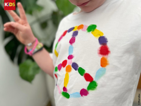 Marabu KiDS Peinture pour T-Shirt, 36 ml, tube, set de 6