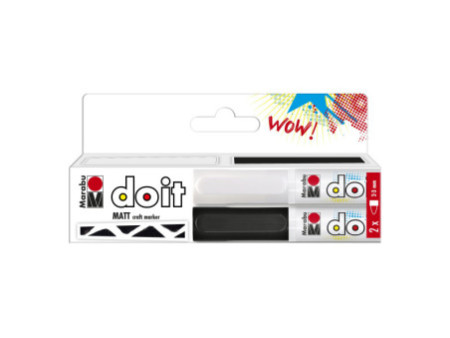 Marabu Marqueur acrylique DO IT Craftmarker, set de 2