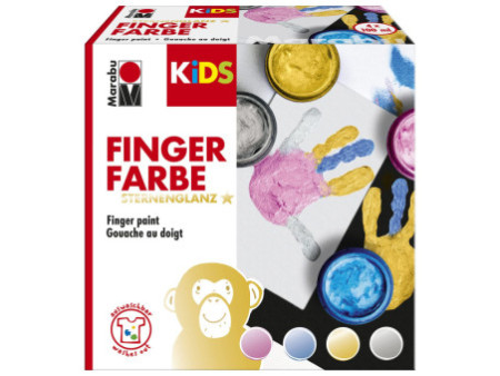 Marabu KiDS Gouache aux doigts 'Brillance d'étoile', 100 ml