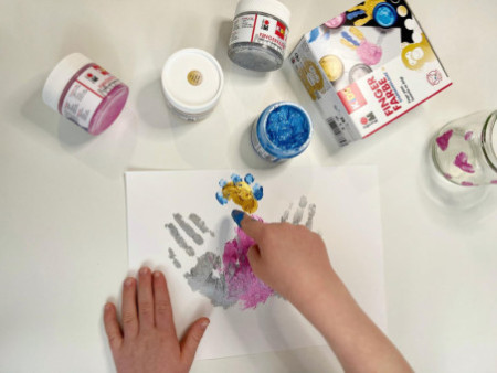 Marabu KiDS Gouache aux doigts 'Brillance d'étoile', 100 ml