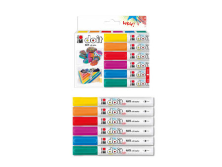Marabu Marqueur acrylique DO IT Craftmarker, set de 6