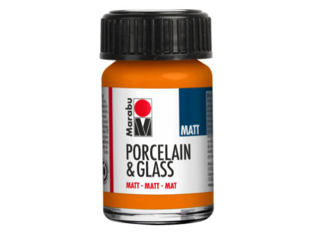 Marabu Peinture 'Porcelain & Glass', mat, 15 ml, orange