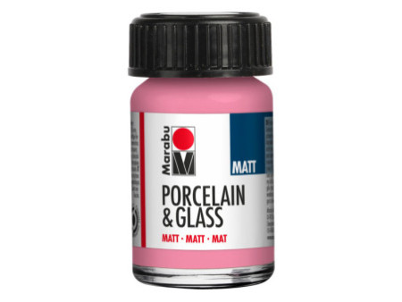 Marabu Peinture 'Porcelain & Glass', mat, 15 ml, rose