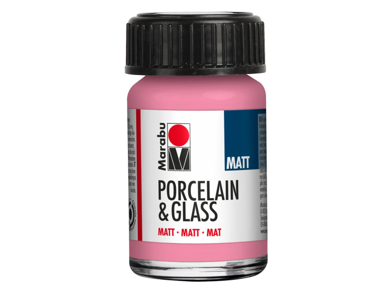 Marabu Peinture 'Porcelain & Glass', mat, 15 ml, rose
