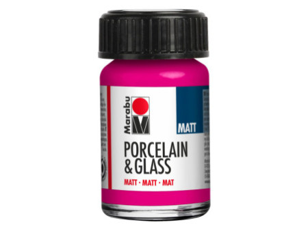 Marabu Peinture 'Porcelain & Glass', mat, 15 ml, framboise