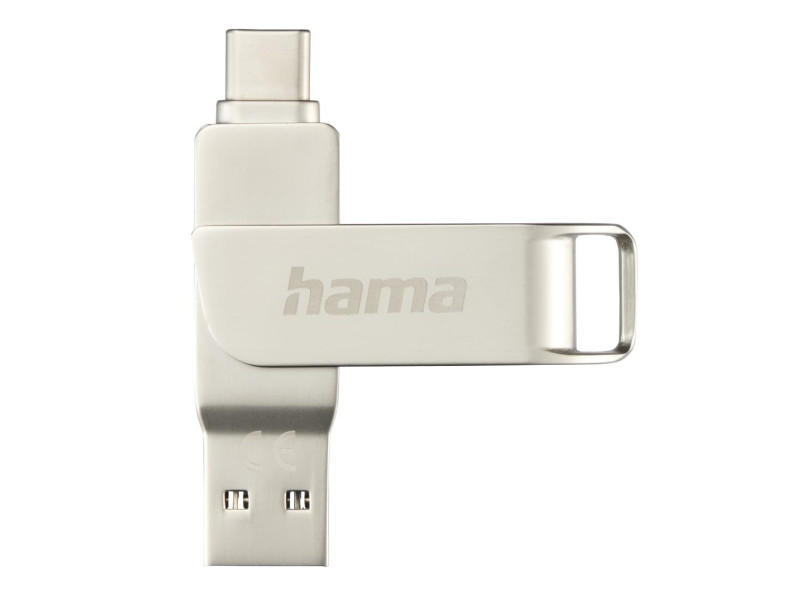 hama Clé USB 3.0/3.1 'C-Rotate Pro', 32 GB, argent