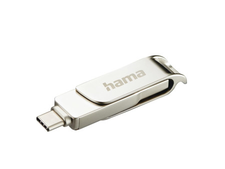 hama Clé USB 3.0/3.1 'C-Rotate Pro', 32 GB, argent