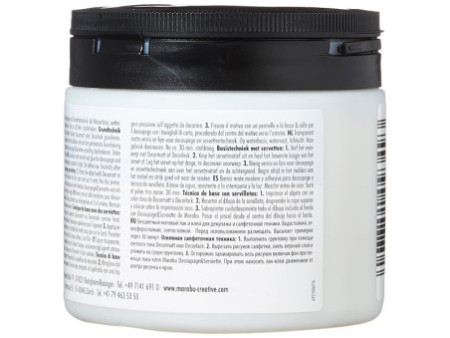 Marabu Vernis & colle pour serviettes, mat, 500 ml, en pot