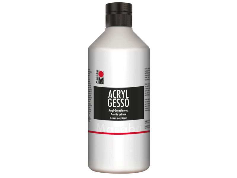 Marabu Apprêt acrylique 'Acryl Gesso', 500 ml, blanc