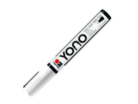 Marabu Marqueur acrylique 'YONO', 1,5 - 3,0 mm, blanc
