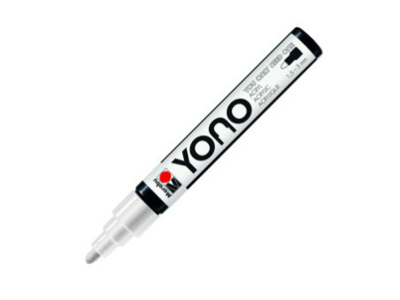 Marabu Marqueur acrylique 'YONO', 1,5 - 3,0 mm, blanc