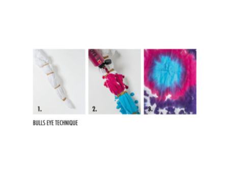 Marabu Set de peintures batik TIE DYE, 3x80ml, tons tendance