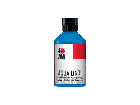 Marabu Couleur pour linogravure Aqua, 250 ml, rouge carmin