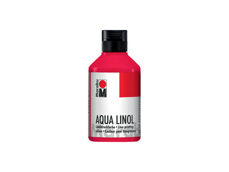 Marabu Couleur pour linogravure Aqua, 250 ml, bleu moyen