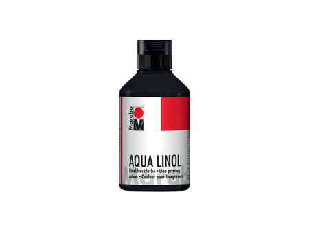 Marabu Couleur pour linogravure Aqua, 250 ml, bleu moyen