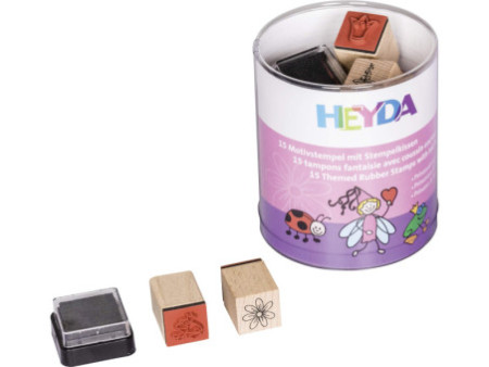 HEYDA Kit de tampons à motifs 'princesses & fées', boîte