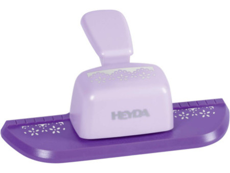 HEYDA Perforatrice à motif 'fleur', couleur: violet