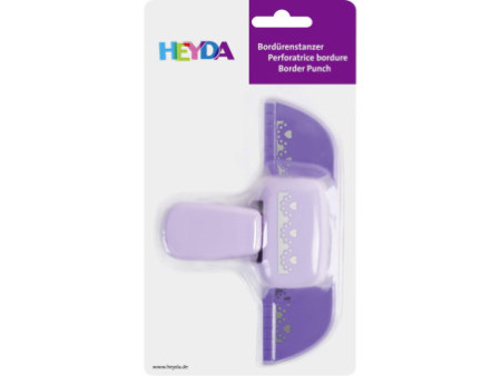 HEYDA Perforatrice à motif 'coeur', couleur: violet