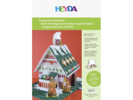 HEYDA Set de bricolage pour maison en pain d'épices