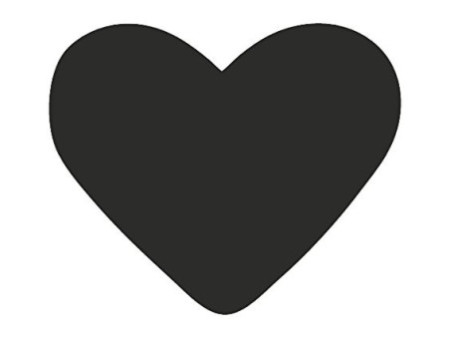 HEYDA Perforateur à motif XXL 'coeur', couleur: vert