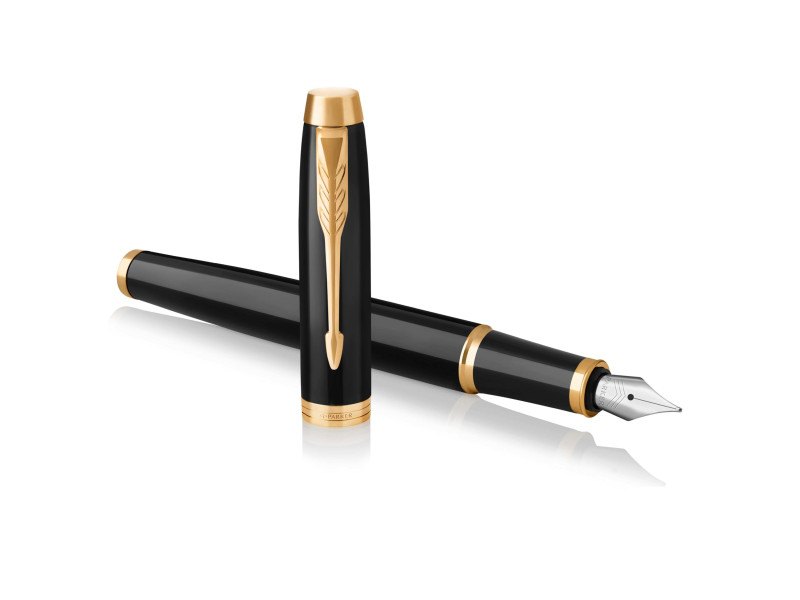 PARKER Stylo plume IM Laque Noire G.T.