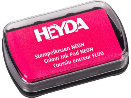 HEYDA Tampon encreur 'Fluo', rose vif fluo