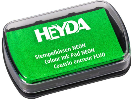 HEYDA Tampon encreur 'Fluo', vert fluo