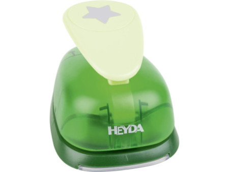 HEYDA Perforateur à motif XXL 'Etoile', couleur : vert